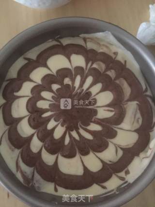 拉花戚风的做法步骤：14