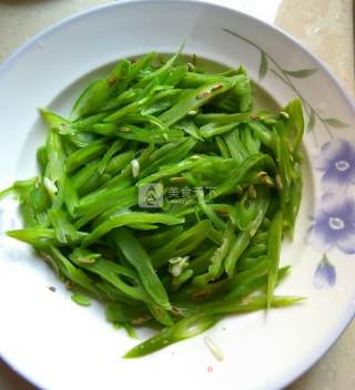 虾干裹芸豆的做法步骤：3