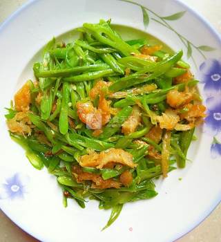 虾干裹芸豆的做法步骤：7