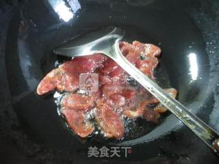 香肠小青菜炒面的做法步骤：2