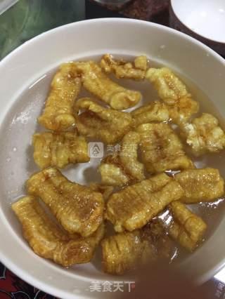 葱炒猪蹄筋的做法步骤：3