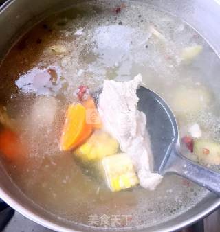 时蔬排骨汤的做法步骤：10