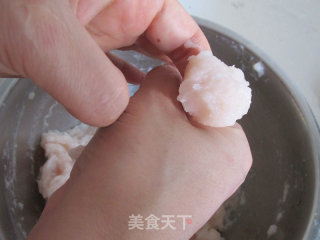 自制龙利鱼丸--番茄鱼丸的做法步骤：8