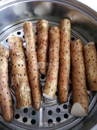 缤纷果味山药泥的做法步骤：1
