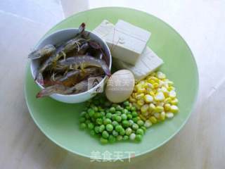 三鲜豆腐羹的做法步骤：1