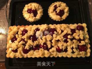 酥粒樱桃派的做法步骤：17