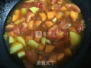 番茄土豆炖牛肉的做法步骤：6