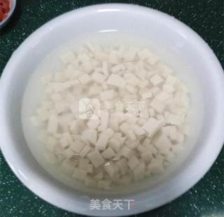 火腿豆腐羹的做法步骤：4