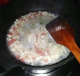 火腿豆腐羹的做法步骤：11