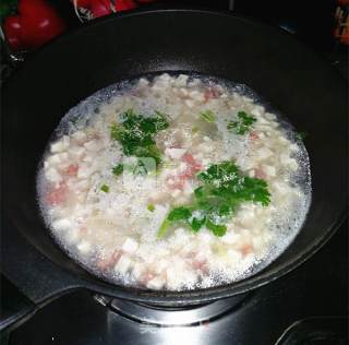火腿豆腐羹的做法步骤：12