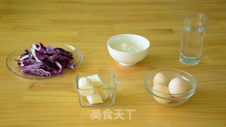 紫甘蓝卷饼的做法步骤：1