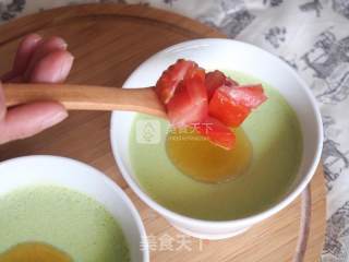 芦笋牛奶鸡蛋羹的做法步骤：7