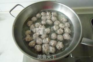 肉丸冬瓜粉丝汤的做法步骤：8