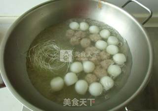 肉丸冬瓜粉丝汤的做法步骤：11