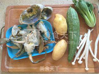 青蟹土豆汤的做法步骤：1