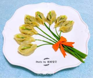 马蹄花蒸饺的做法步骤：12