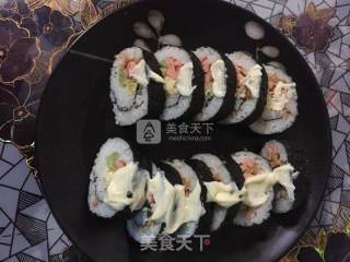 自制寿司的做法步骤：8