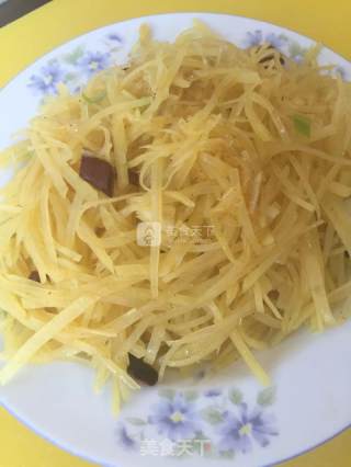 树椒土豆丝的做法步骤：7
