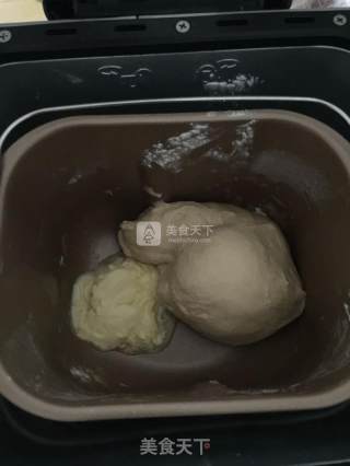 猫猫肉松挤挤包的做法步骤：3
