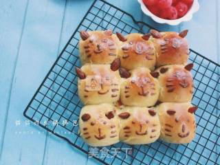 猫猫肉松挤挤包的做法步骤：12