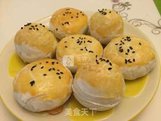 莲蓉蛋黄月饼的做法步骤：22