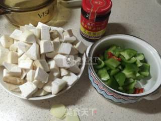 三味杏鲍菇的做法步骤：2