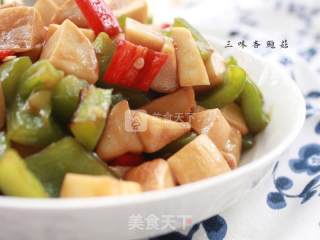 三味杏鲍菇的做法步骤：7