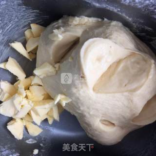 全面包机版可可花纹长颈鹿面包的做法步骤：3