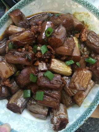 酱爆肉末茄子的做法步骤：7