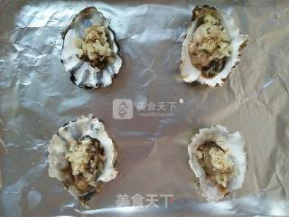 蒜烤海蛎子（烤箱）的做法步骤：4