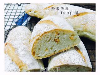 免揉坚果长棍面包（超详细图解）的做法步骤：15
