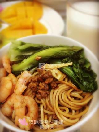 双虾担担面的做法步骤：7