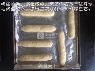 香葱芝士面包条的做法步骤：12