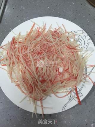 蟹棒紫菜包饭的做法步骤：4