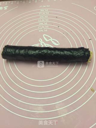 蟹棒紫菜包饭的做法步骤：10