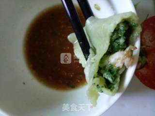 小白菜鲜虾水饺“原汁原味”的做法步骤：7