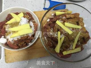 烤牛肉干的做法步骤：2