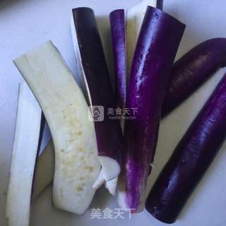 清蒸茄子的做法步骤：2