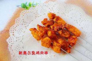 新奥尔良鸡肉串的做法步骤：6