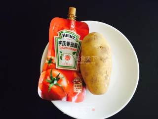 自制炸薯条的做法步骤：1