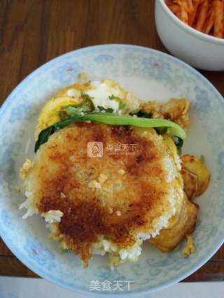 广式腊肠煲仔饭的做法步骤：8