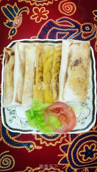 番茄鸡肉煎饼的做法步骤：6