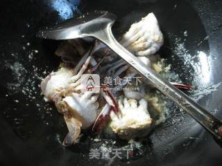 青菜螃蟹煮粉丝的做法步骤：4