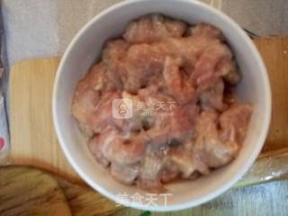 酸菜肉片的做法步骤：3
