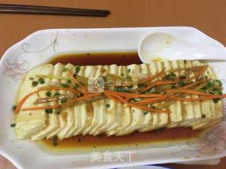 蒸山水豆腐的做法步骤：1