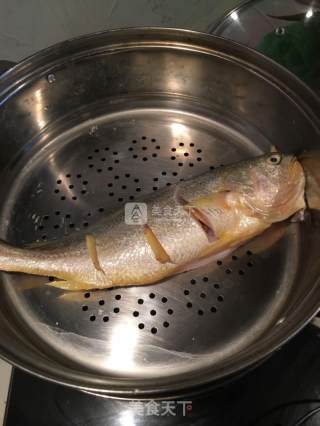 清蒸黄花鱼的做法步骤：1