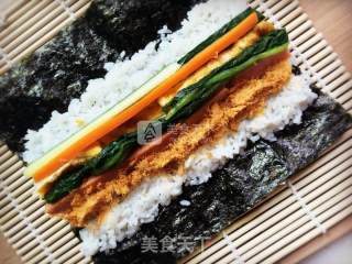 韩式紫菜饭的做法步骤：2