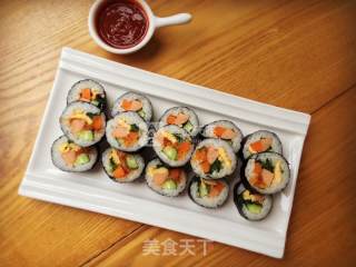 韩式紫菜饭的做法步骤：5