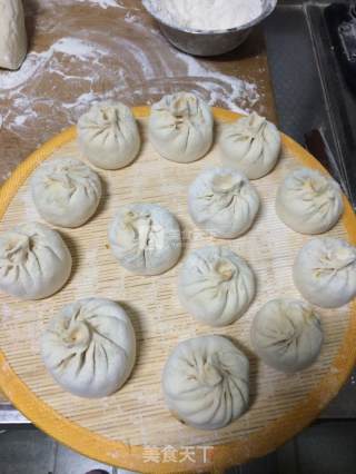 茄子青椒大包的做法步骤：9