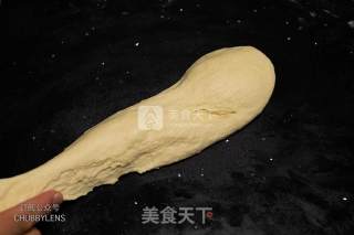 西瓜型港式吐司（手揉版）的做法步骤：11